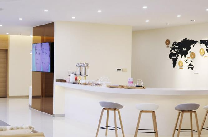 鹽城美得麗德整形美容門診部_醫(yī)院一角